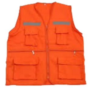 chaleco drill reportero rojo